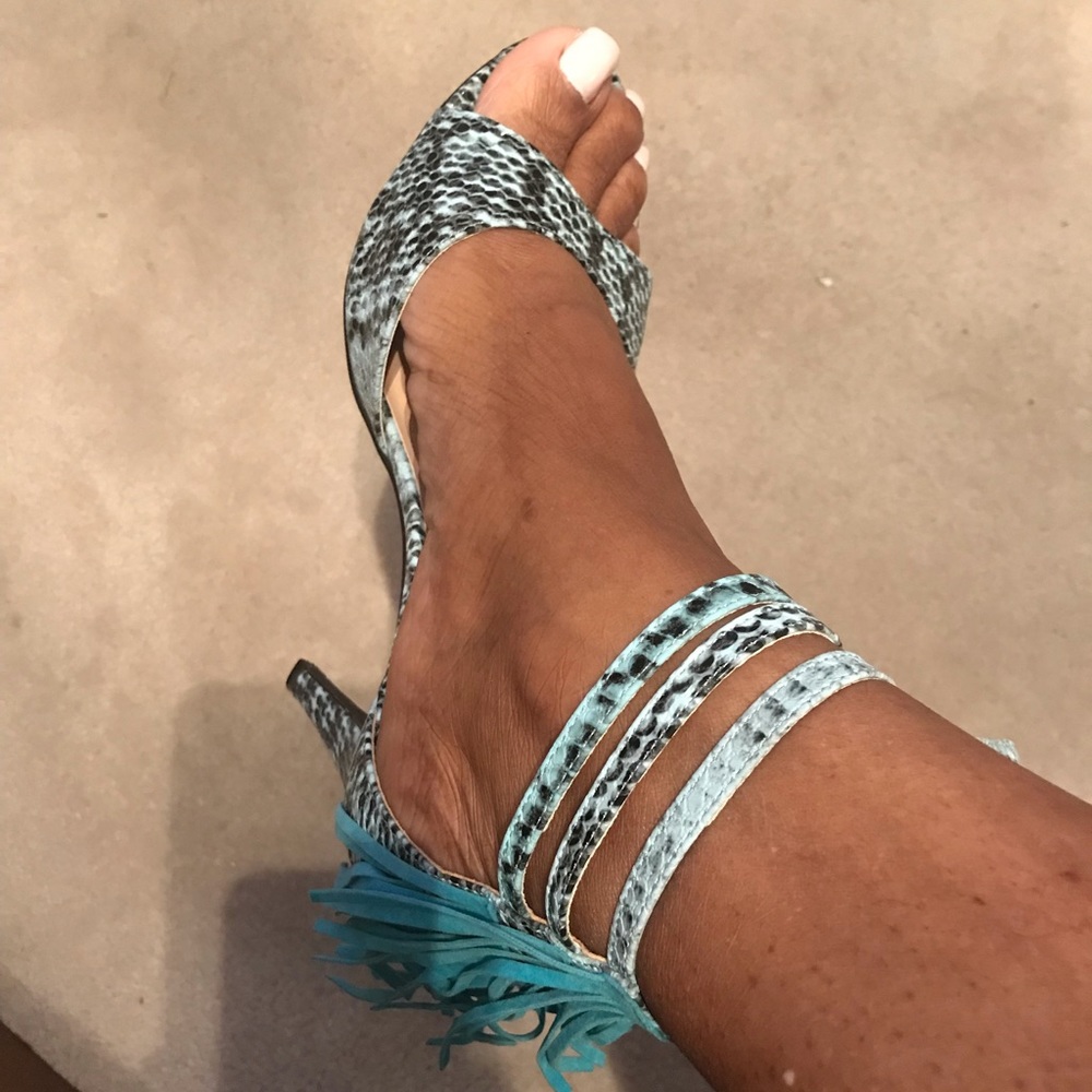 Fringed Open Toe Sandals